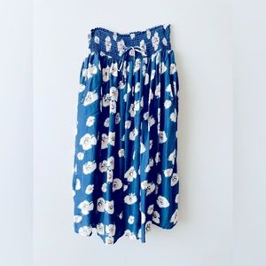 Apiece Apart Nueva Wabi Sabi Skirt- Rosie Floral Navy Multi